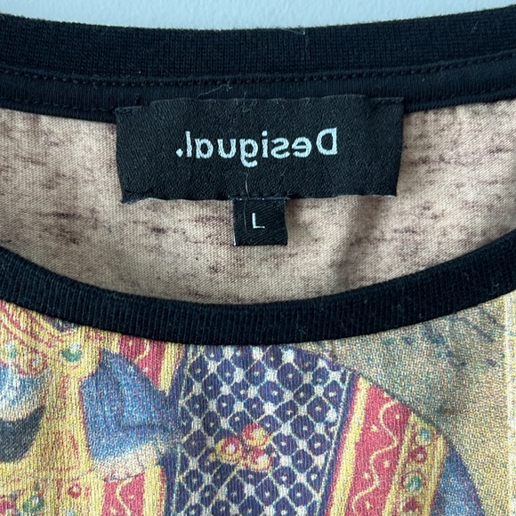 NWOT Desigual cotton boho top - Picture 4 of 7